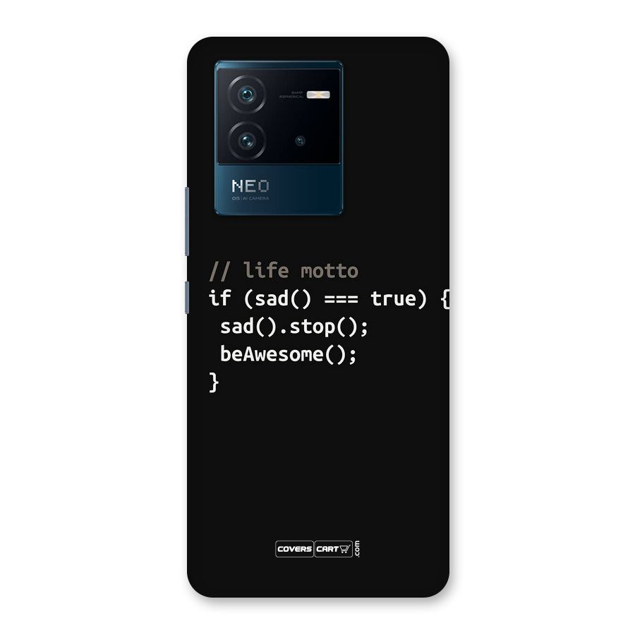 Programmers Life Back Case for Vivo iQOO Neo 6 5G