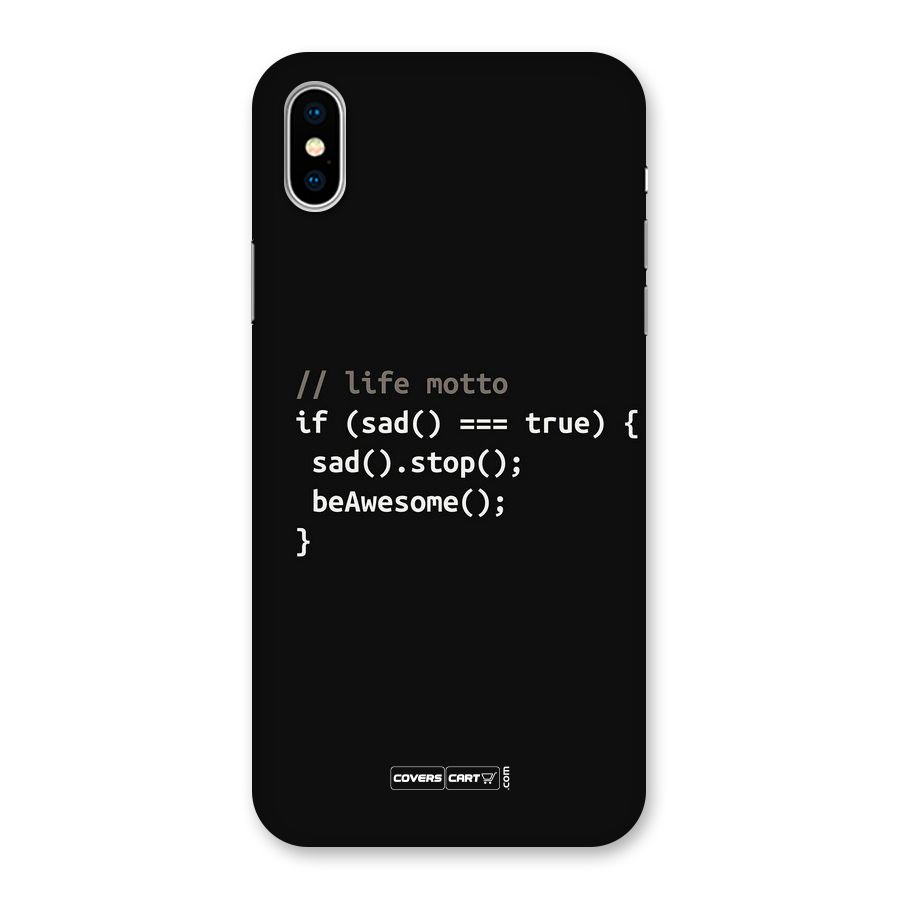 Programmers Life Back Case for iPhone XS