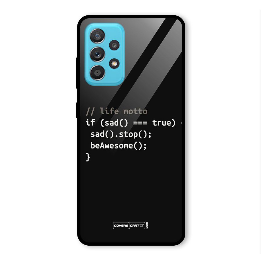 Programmers Life Glass Back Case for Galaxy A52