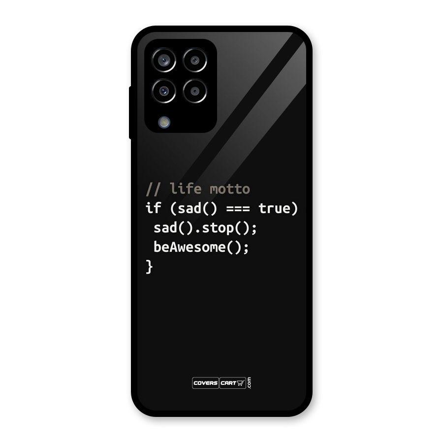 Programmers Life Glass Back Case for Galaxy M33