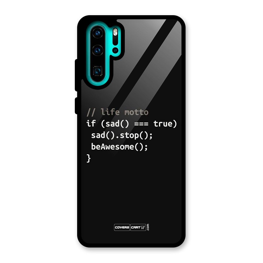 Programmers Life Glass Back Case for Huawei P30 Pro