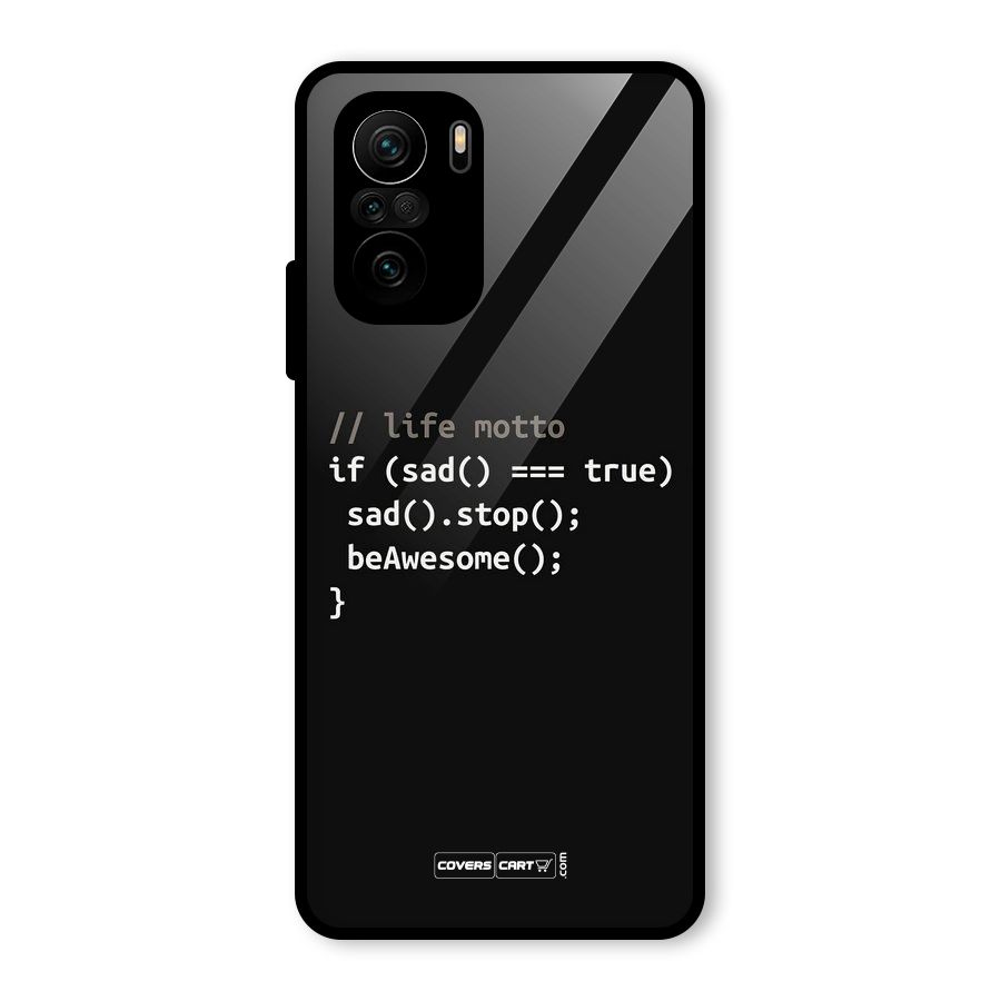 Programmers Life Glass Back Case for Mi 11x