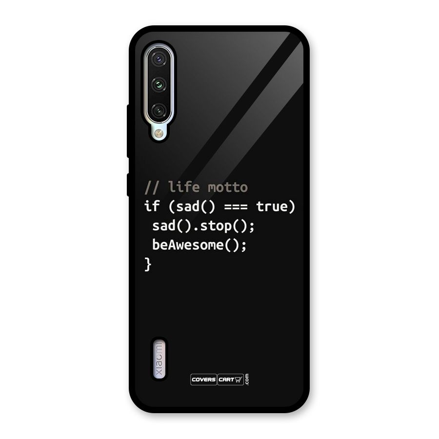 Programmers Life Glass Back Case for Mi A3