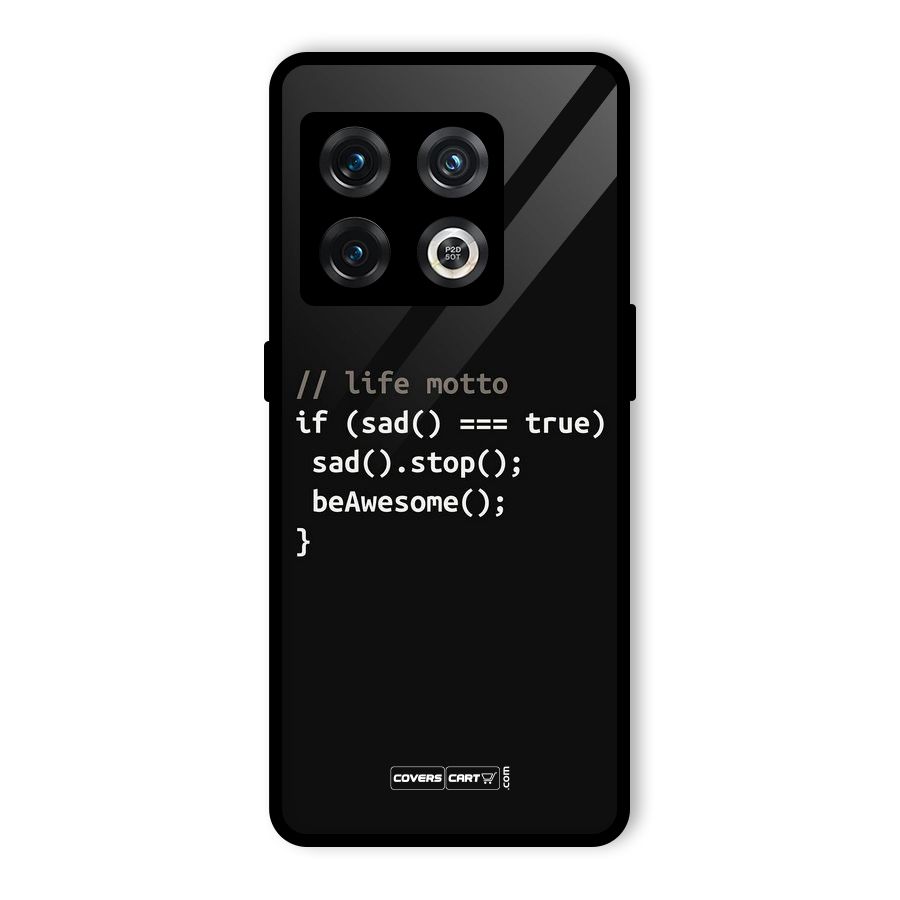 Programmers Life Glass Back Case for OnePlus 10 Pro 5G