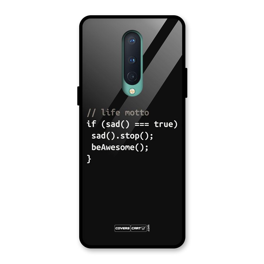 Programmers Life Glass Back Case for OnePlus 8