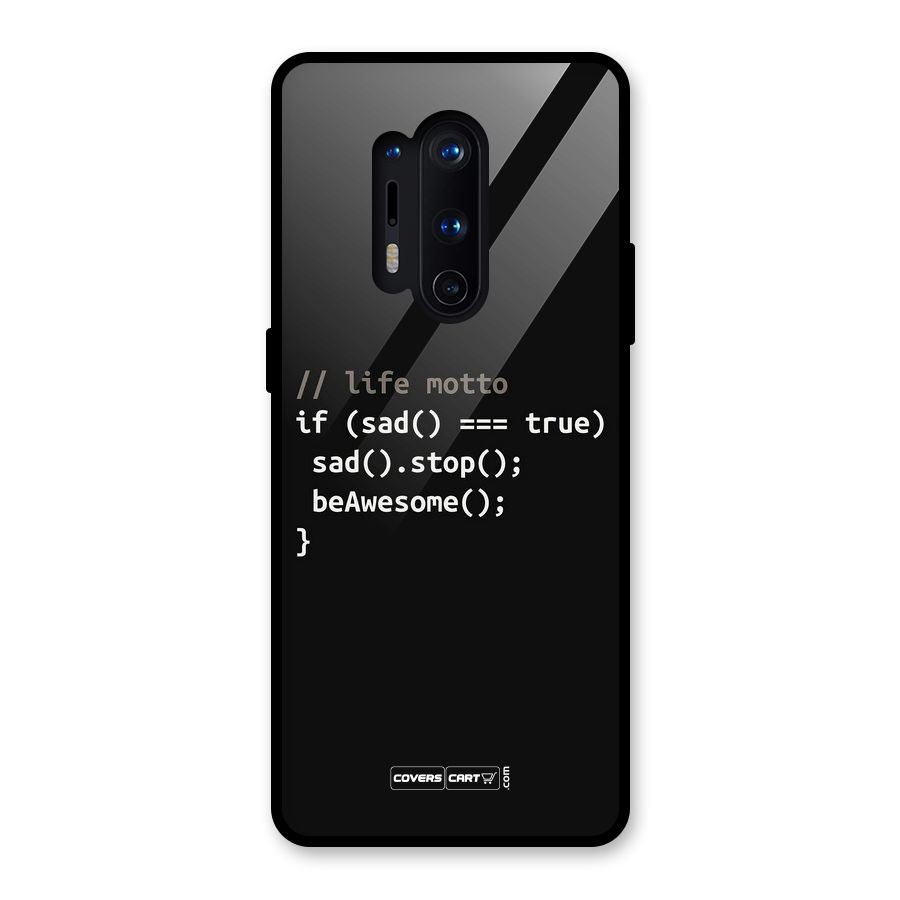 Programmers Life Glass Back Case for OnePlus 8 Pro