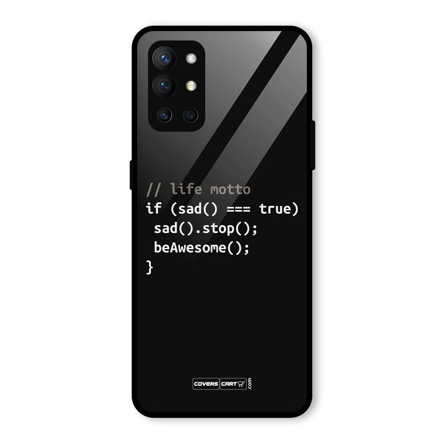 Programmers Life Glass Back Case for OnePlus 9R