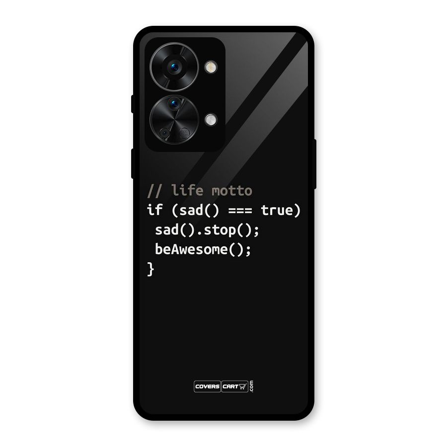 Programmers Life Glass Back Case for OnePlus Nord 2T