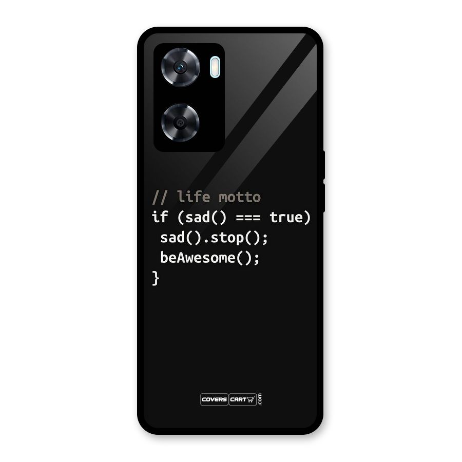 Programmers Life Glass Back Case for Oppo A77