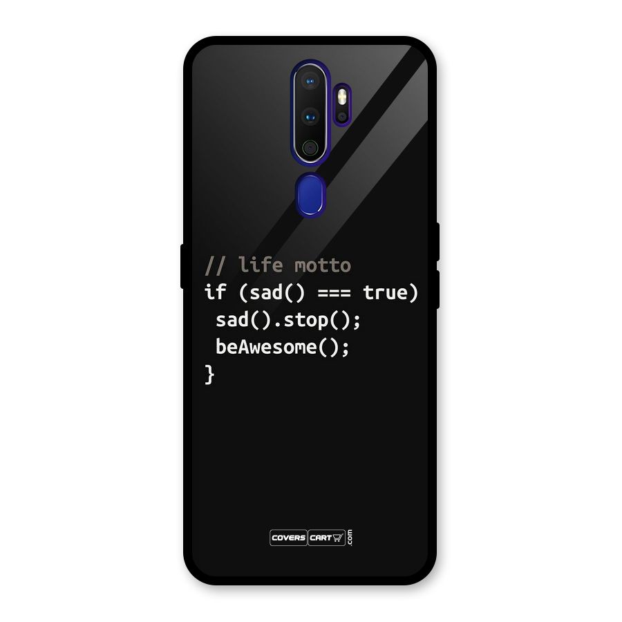 Programmers Life Glass Back Case for Oppo A9 (2020)