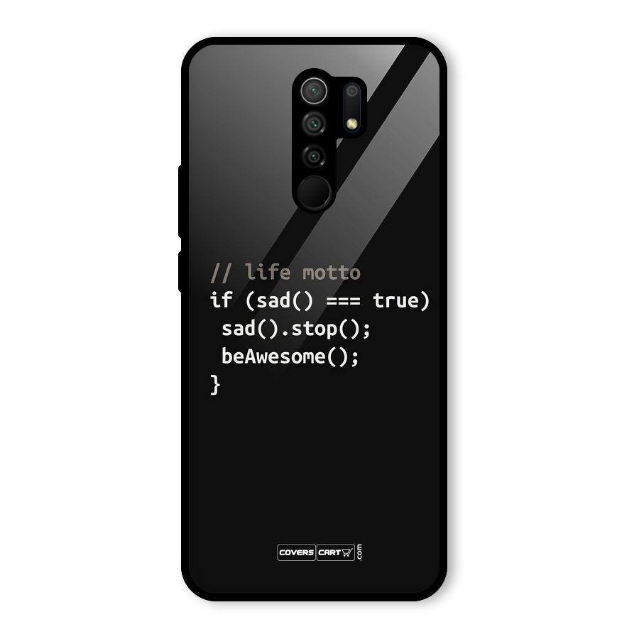 Programmers Life Glass Back Case for Poco M2