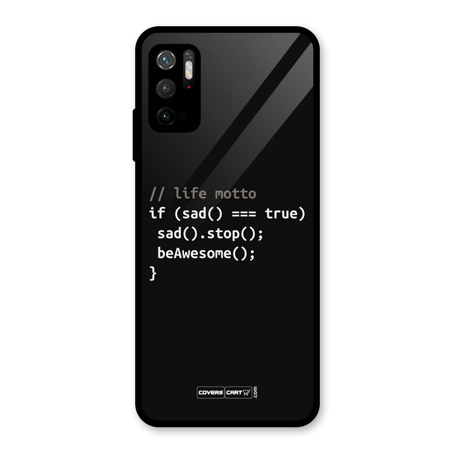Programmers Life Glass Back Case for Poco M3 Pro 5G