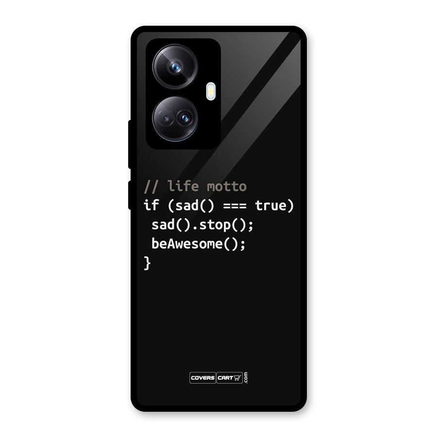 Programmers Life Glass Back Case for Realme 10 Pro Plus