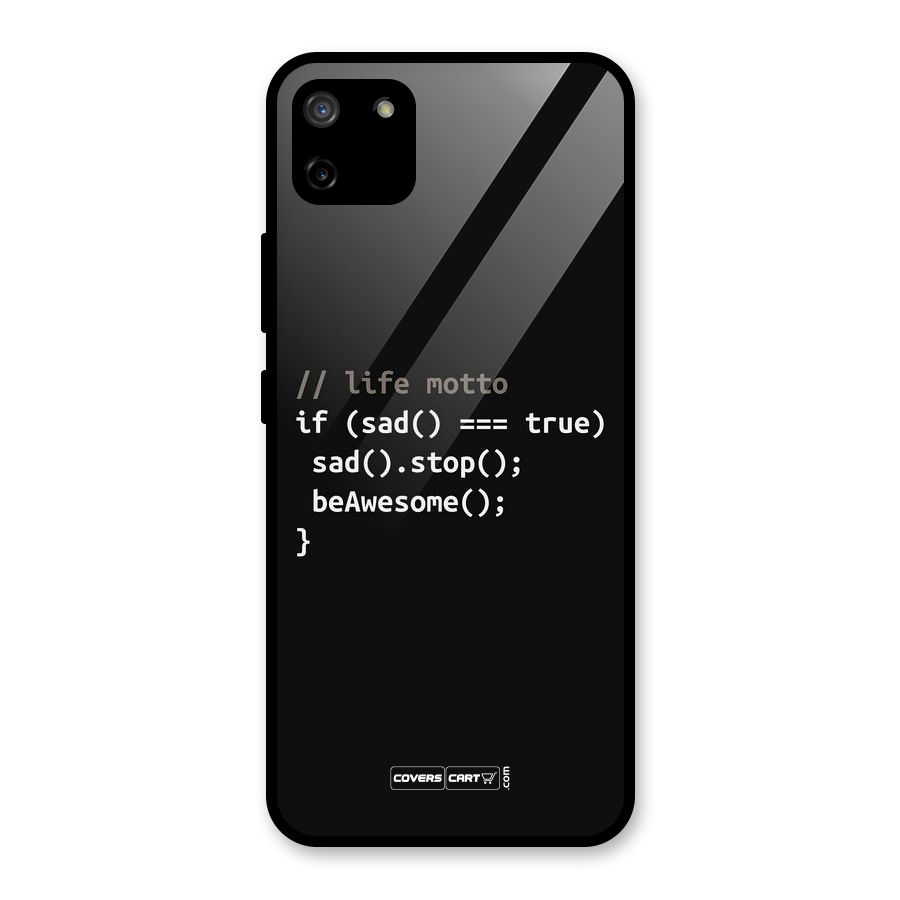 Programmers Life Glass Back Case for Realme C11