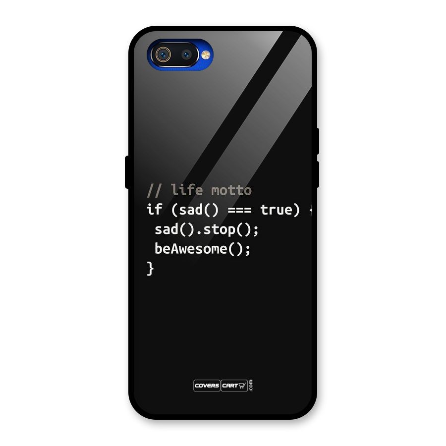 Programmers Life Glass Back Case for Realme C2