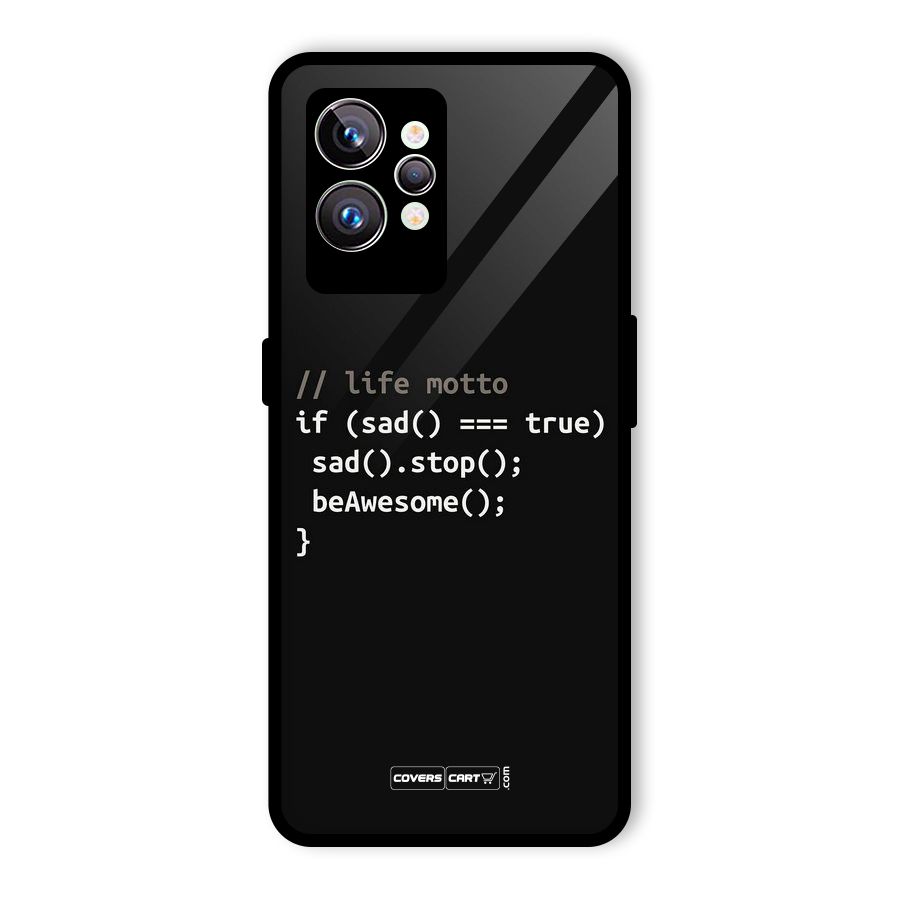 Programmers Life Glass Back Case for Realme GT2 Pro