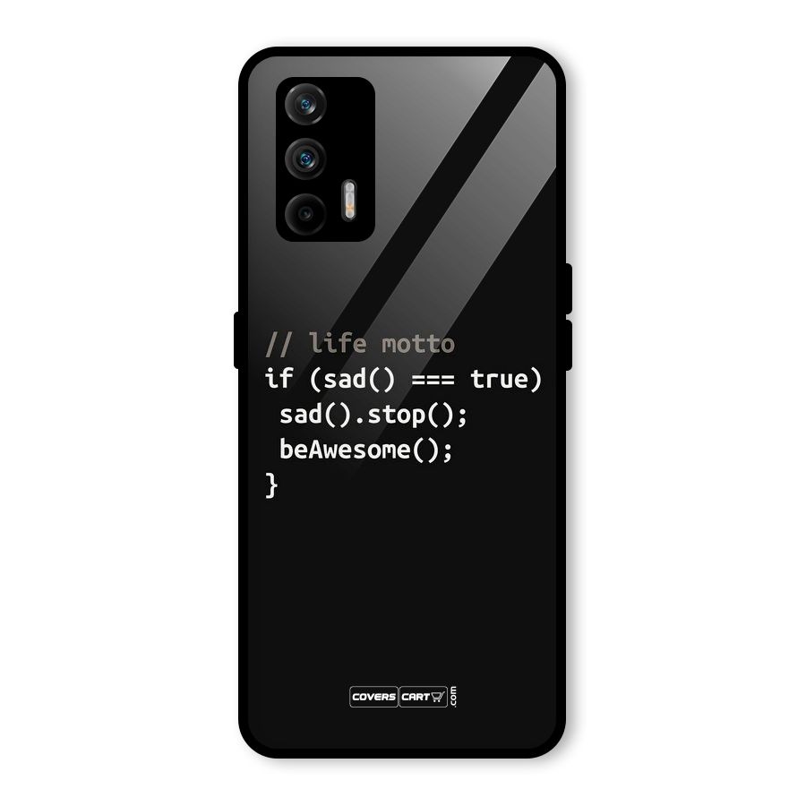 Programmers Life Glass Back Case for Realme GT 5G