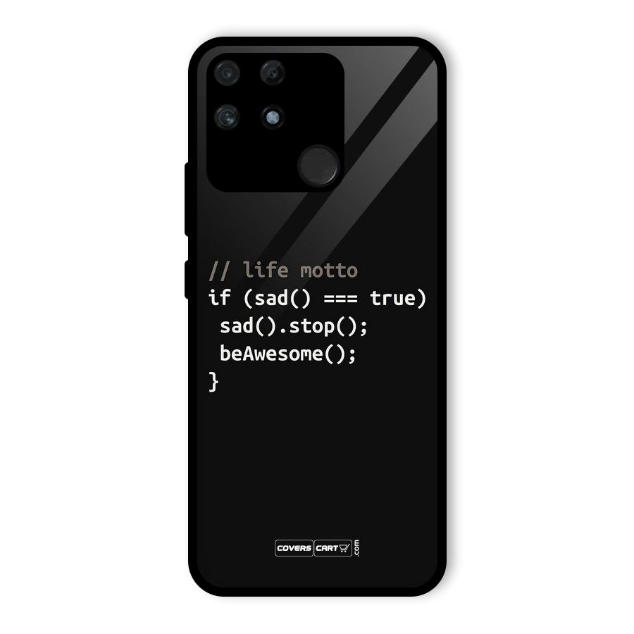 Programmers Life Glass Back Case for Realme Narzo 50A