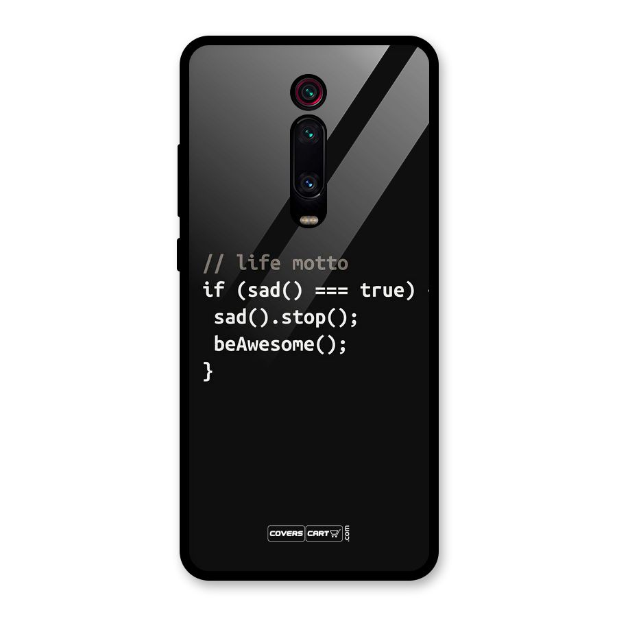 Programmers Life Glass Back Case for Redmi K20 Pro