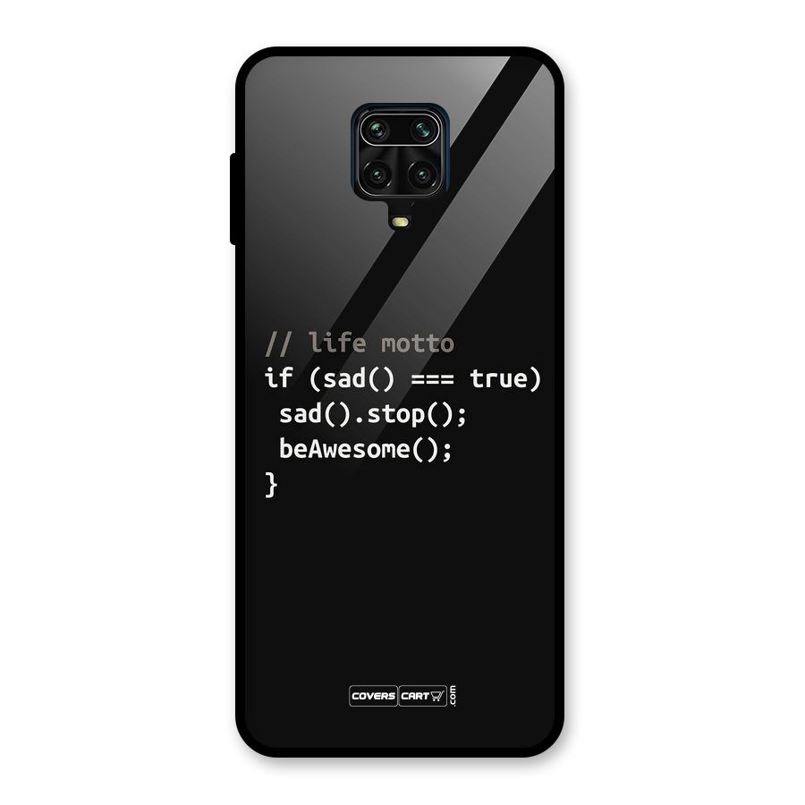 Programmers Life Glass Back Case for Redmi Note 10 Lite