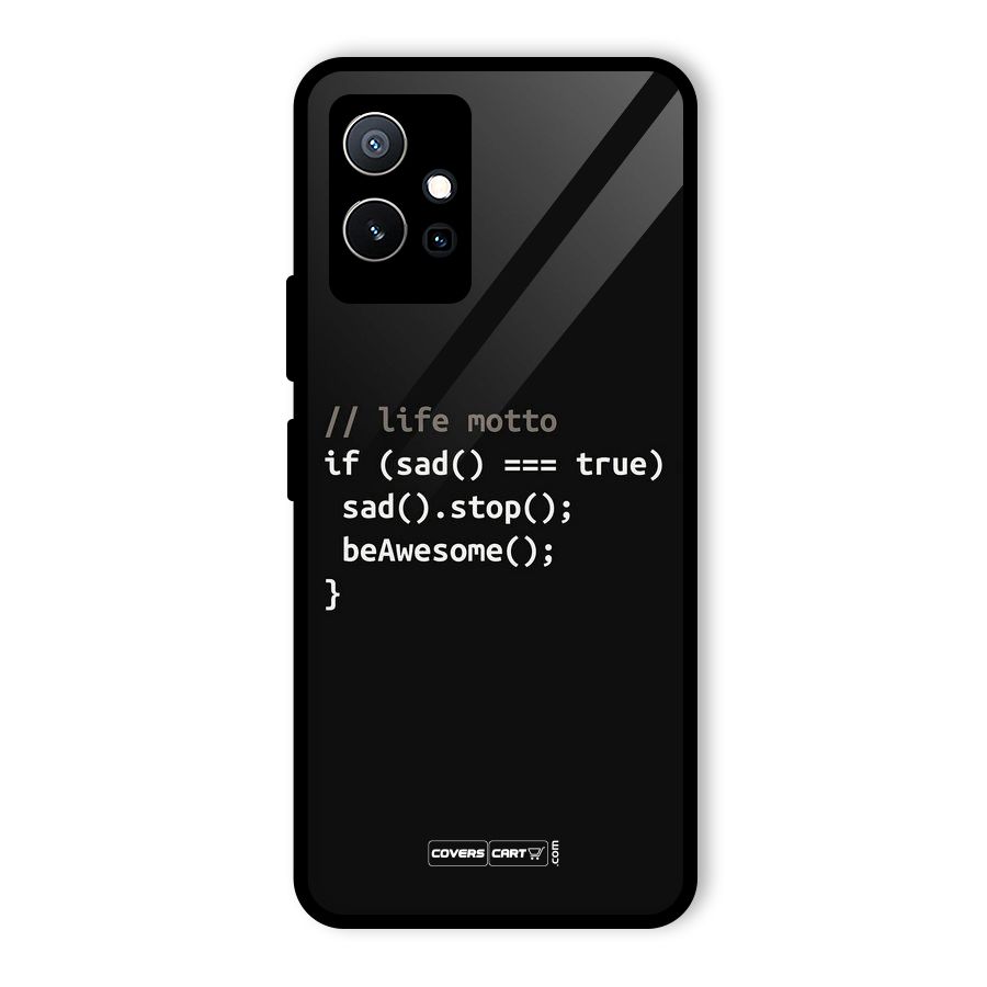 Programmers Life Glass Back Case for Vivo T1 5G