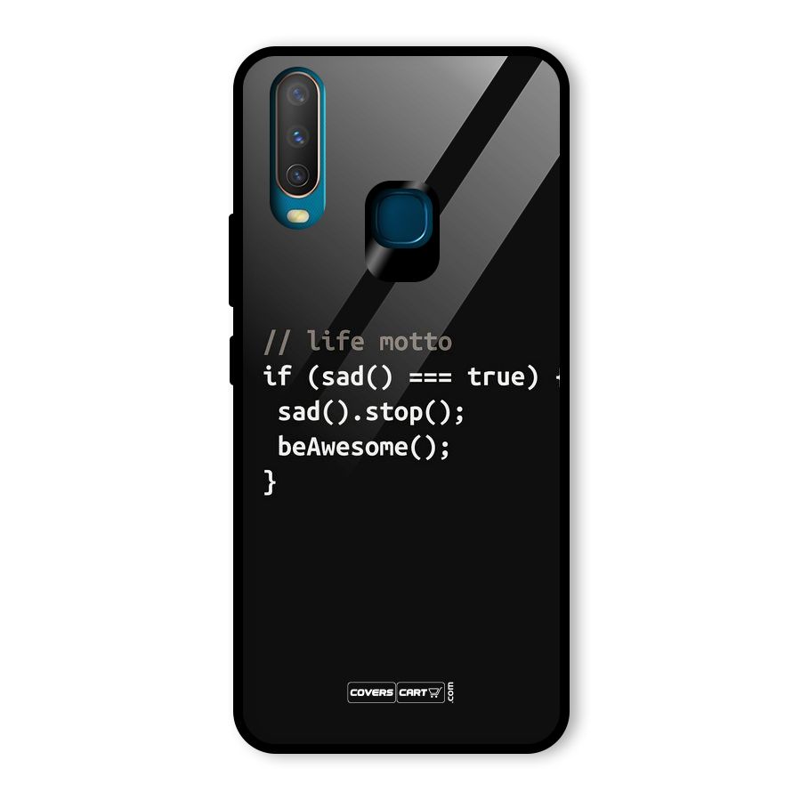 Programmers Life Glass Back Case for Vivo U10