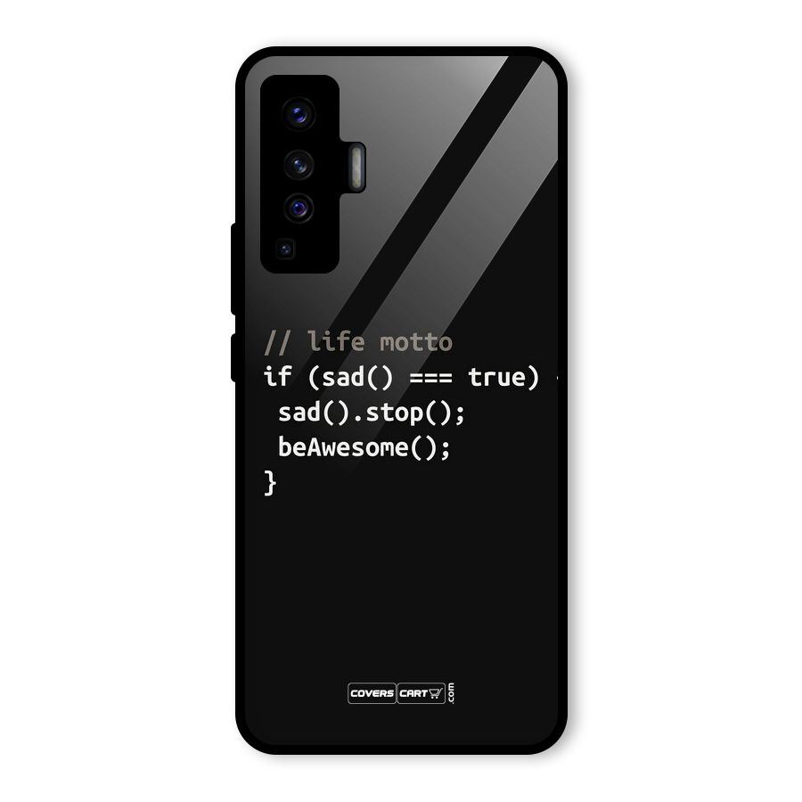 Programmers Life Glass Back Case for Vivo X50