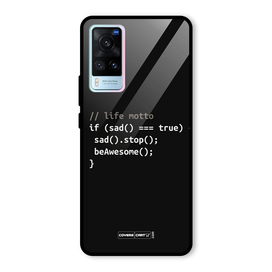 Programmers Life Glass Back Case for Vivo X60