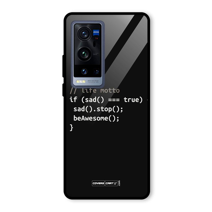 Programmers Life Glass Back Case for Vivo X60 Pro Plus