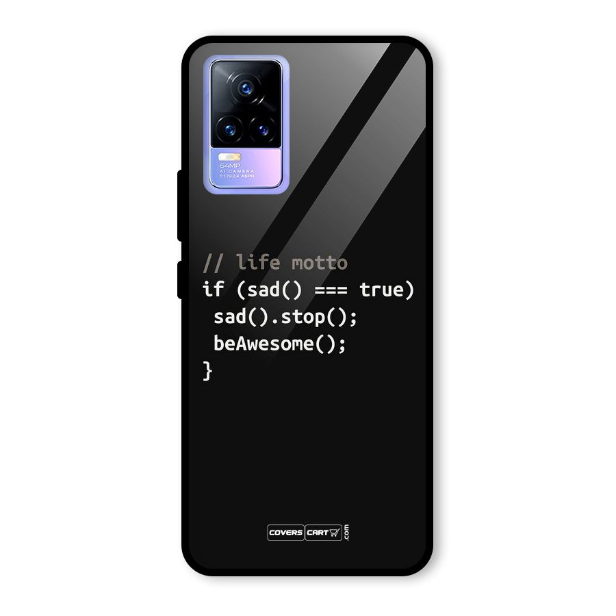 Programmers Life Glass Back Case for Vivo Y73
