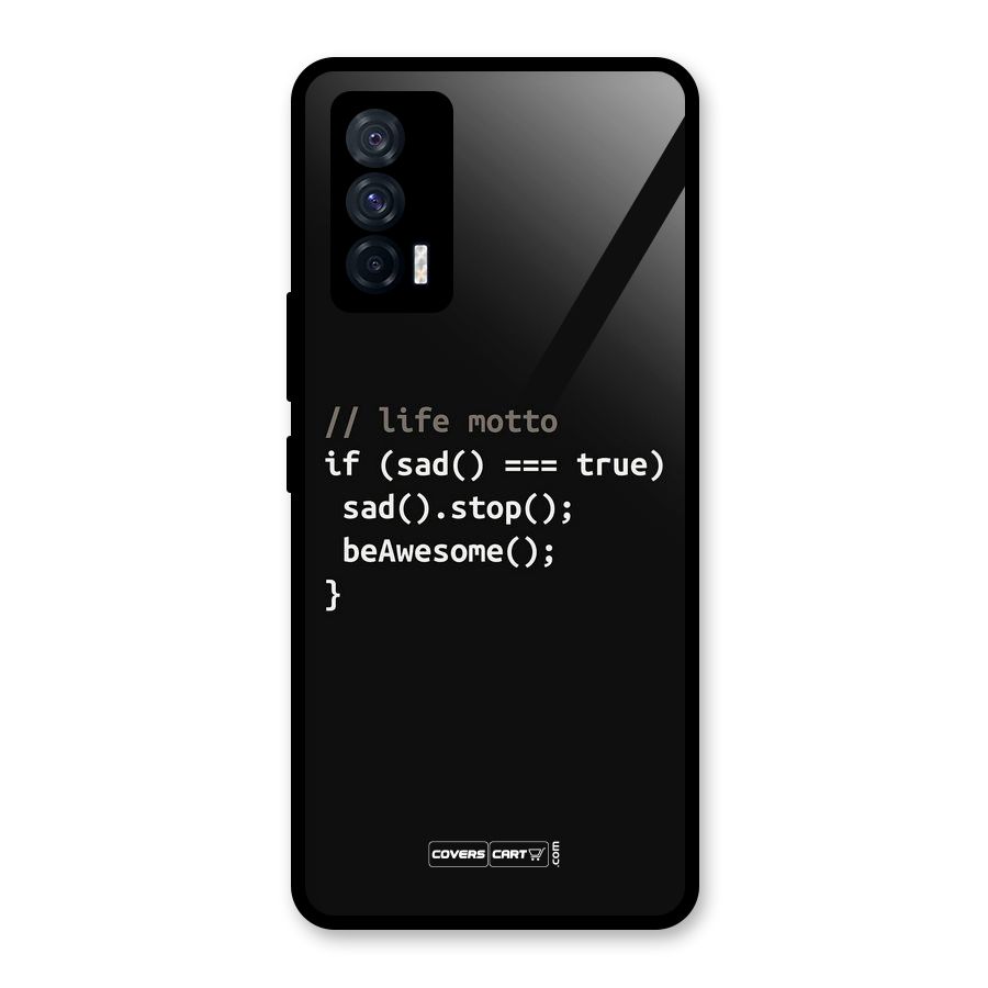 Programmers Life Glass Back Case for Vivo iQOO 7 5G