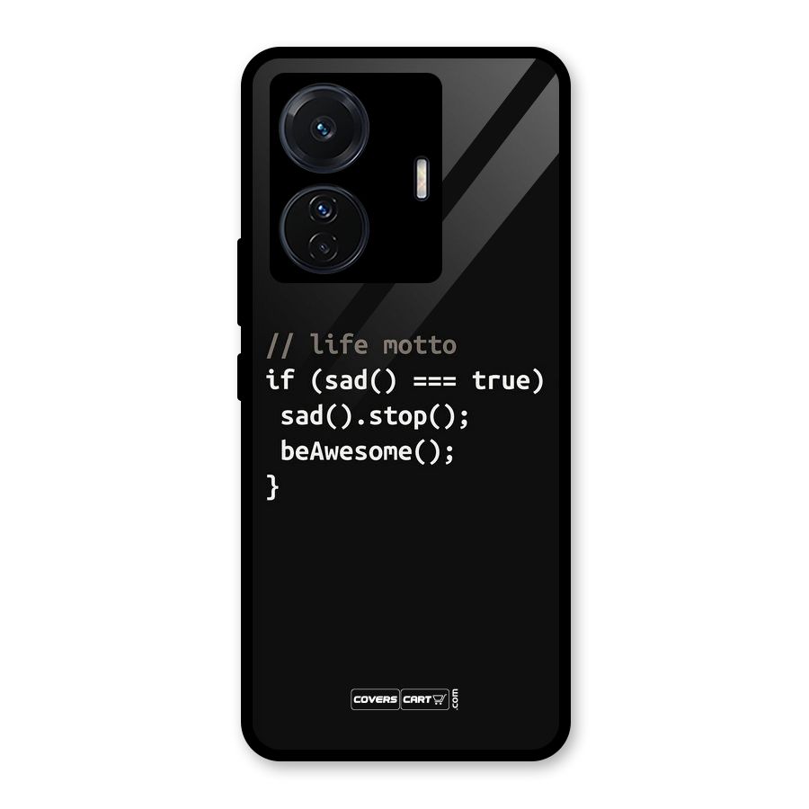 Programmers Life Glass Back Case for Vivo iQOO Z6 Pro