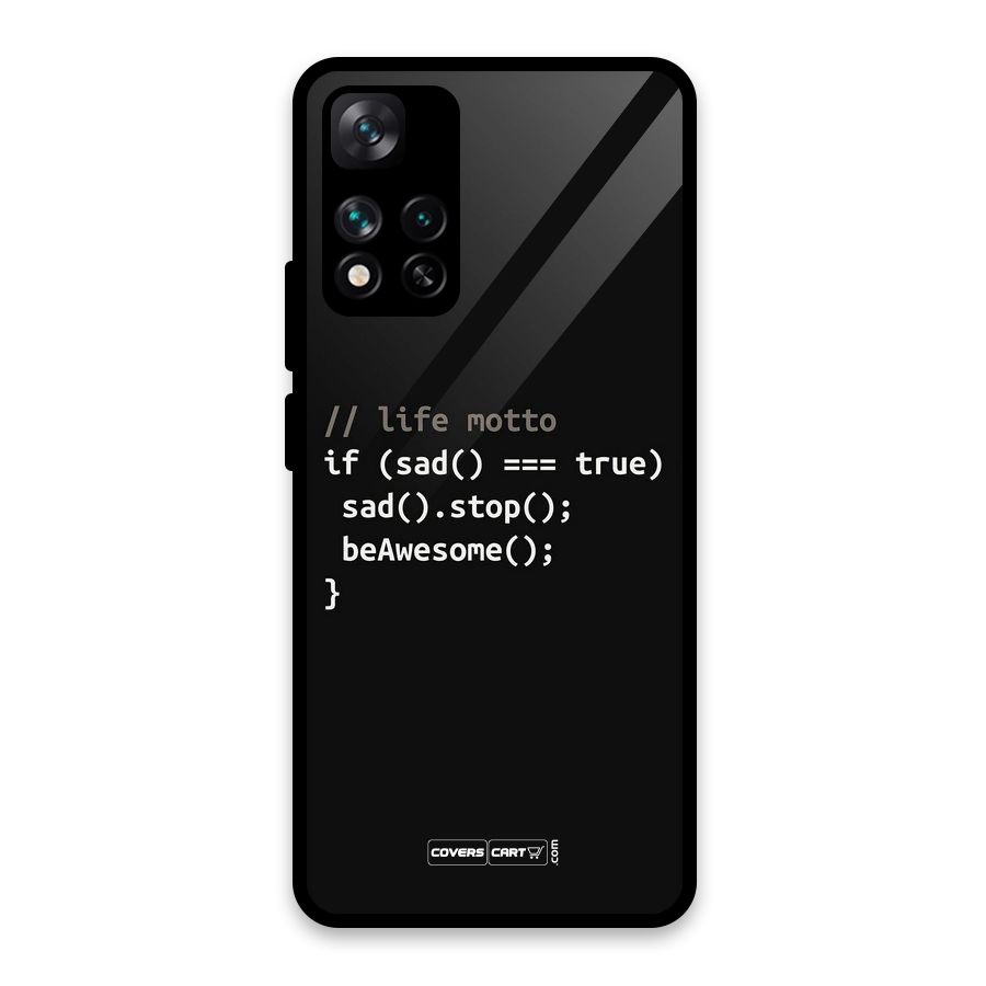 Programmers Life Glass Back Case for Xiaomi 11i HyperCharge 5G