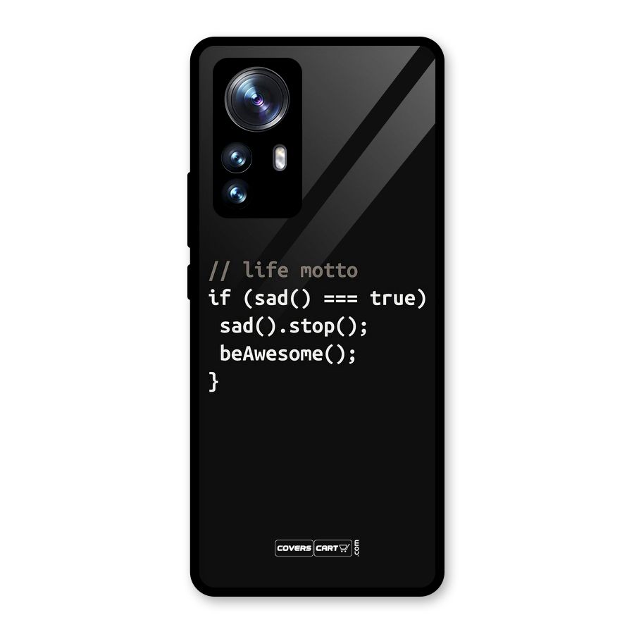 Programmers Life Glass Back Case for Xiaomi 12 Pro