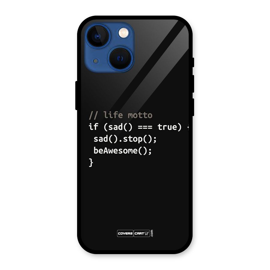 Programmers Life Glass Back Case for iPhone 13 Mini
