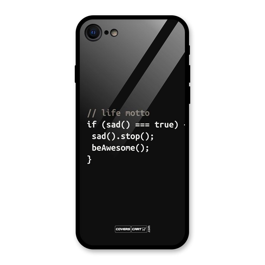 Programmers Life Glass Back Case for iPhone SE 2022