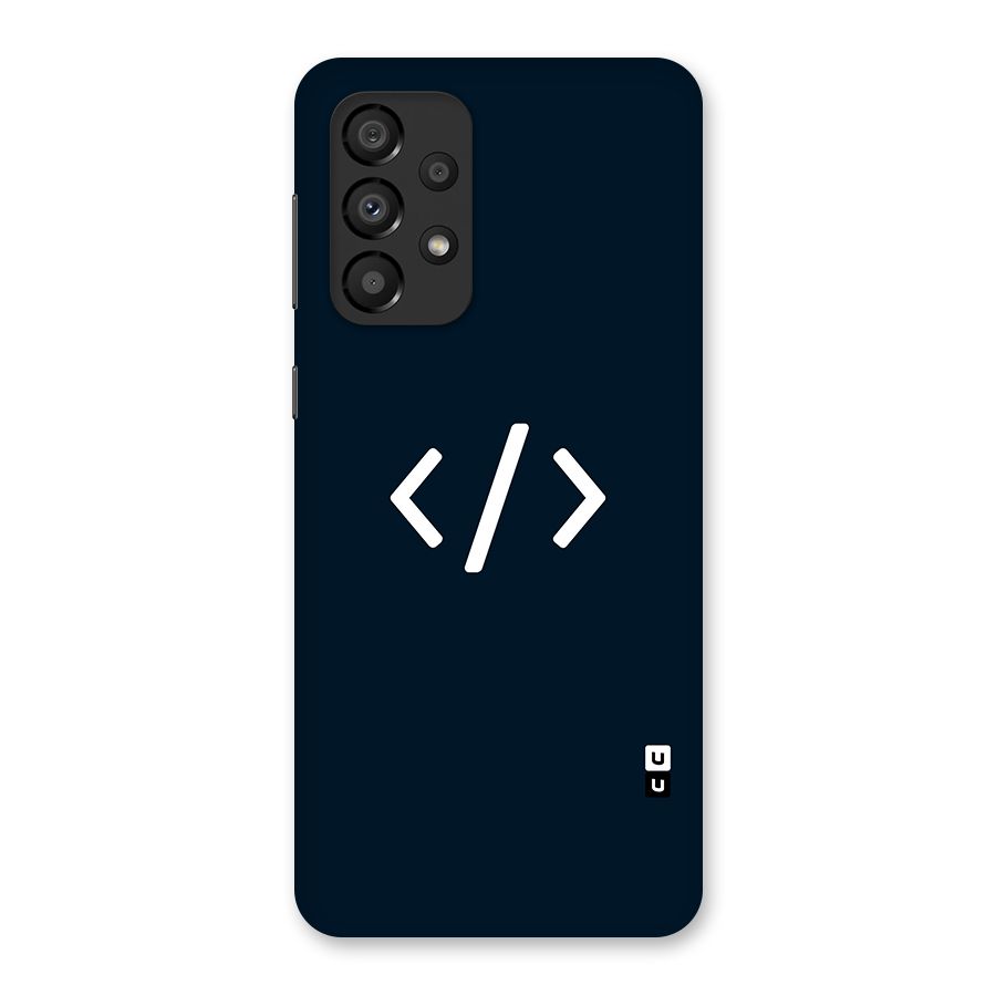 Programmers Style Symbol Back Case for Galaxy A33 5G