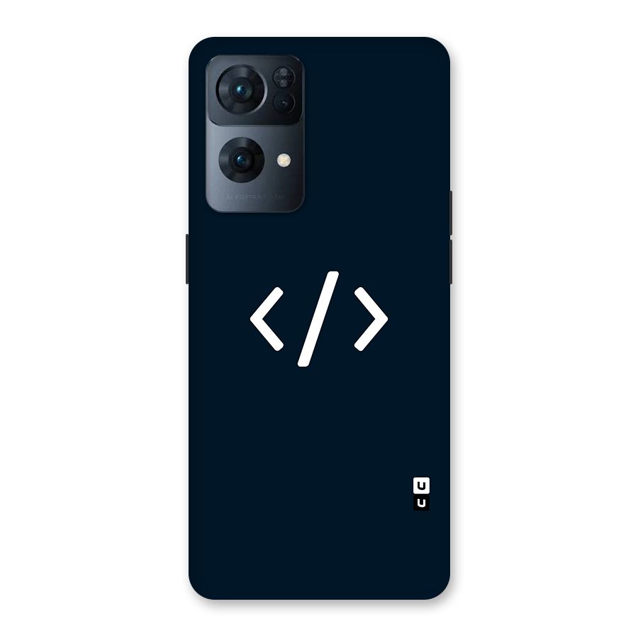 Programmers Style Symbol Back Case for Oppo Reno7 Pro 5G