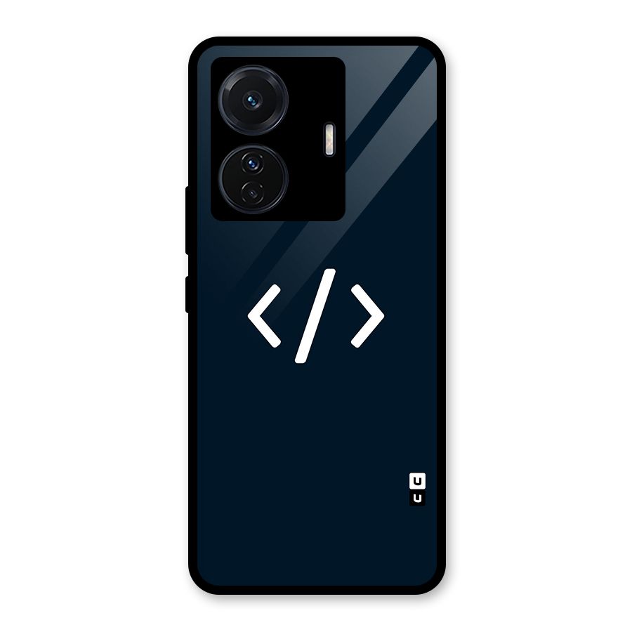 Programmers Style Symbol Glass Back Case for Vivo T1 Pro