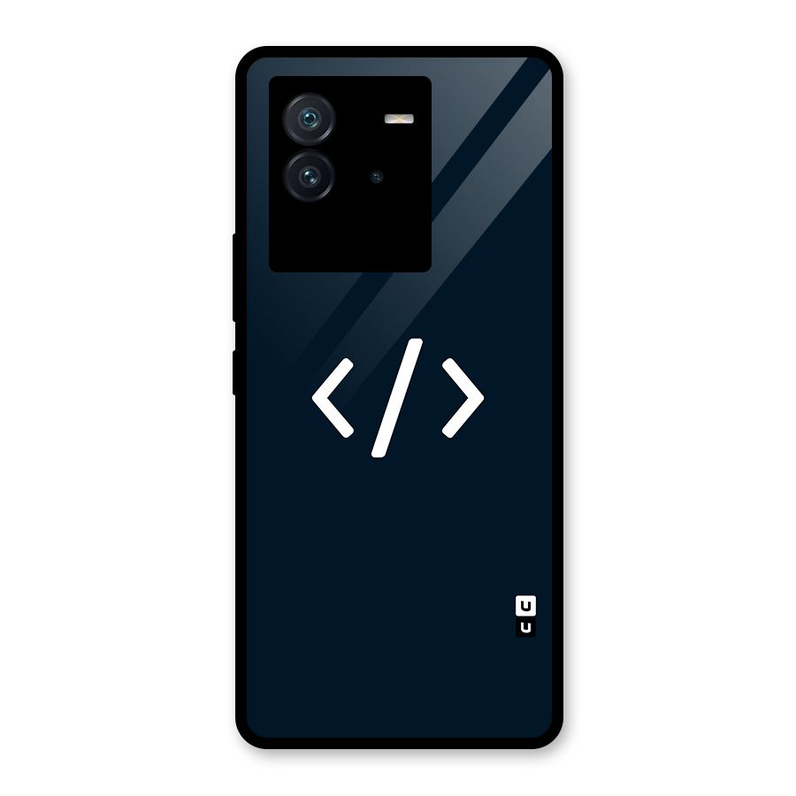 Programmers Style Symbol Glass Back Case for Vivo iQOO Neo 6 5G