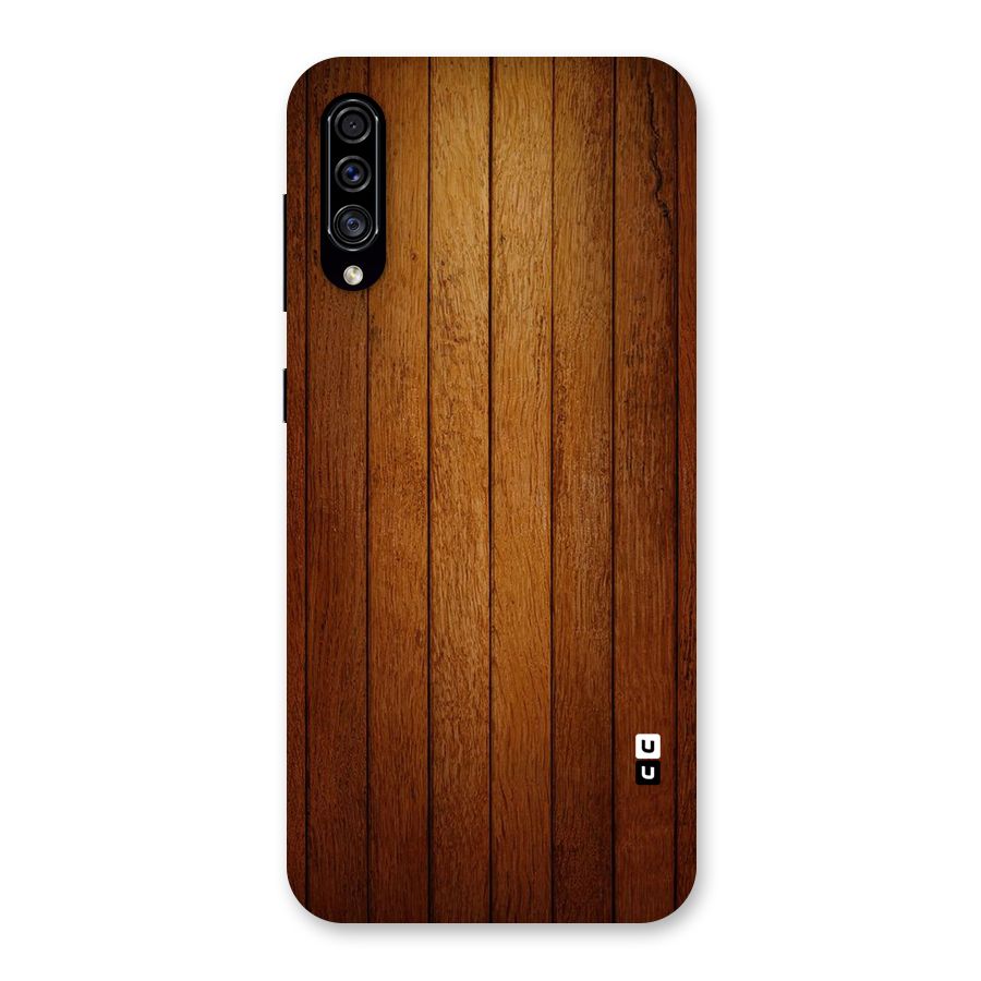 Proper Brown Wood Back Case for Galaxy A30s