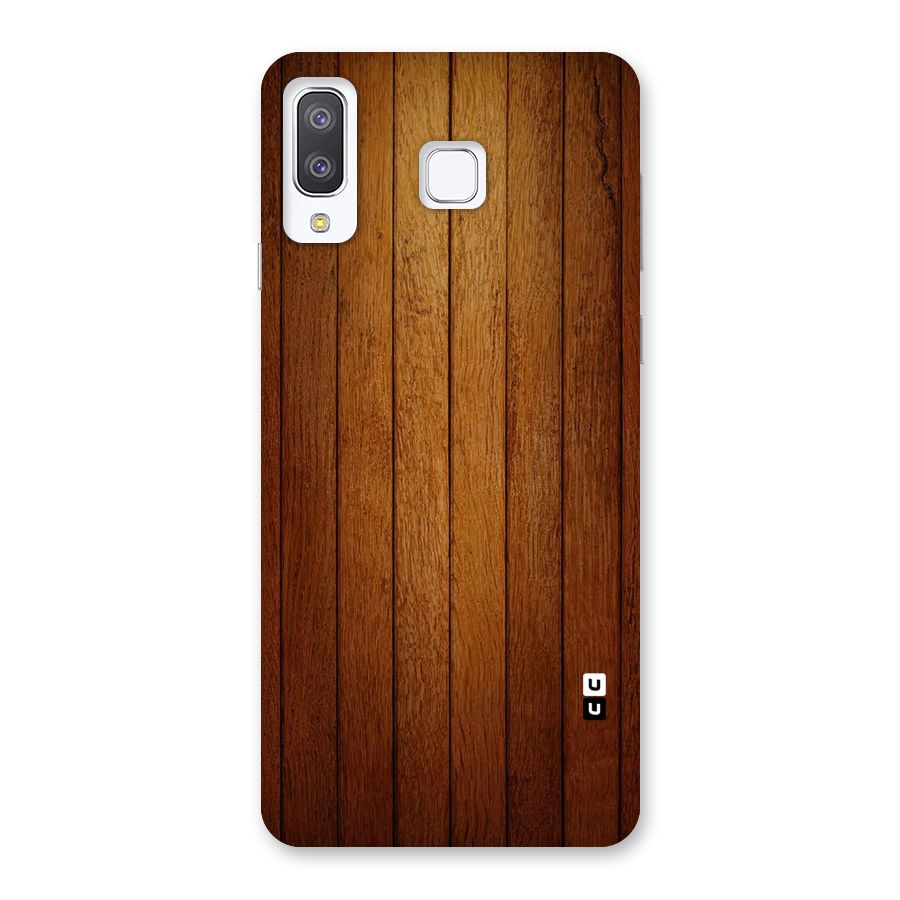 Proper Brown Wood Back Case for Galaxy A8 Star