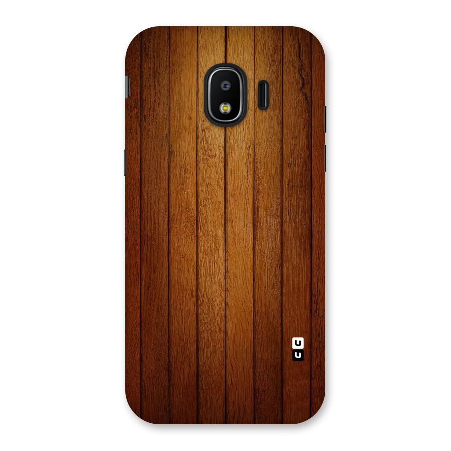 Proper Brown Wood Back Case for Galaxy J2 Pro 2018