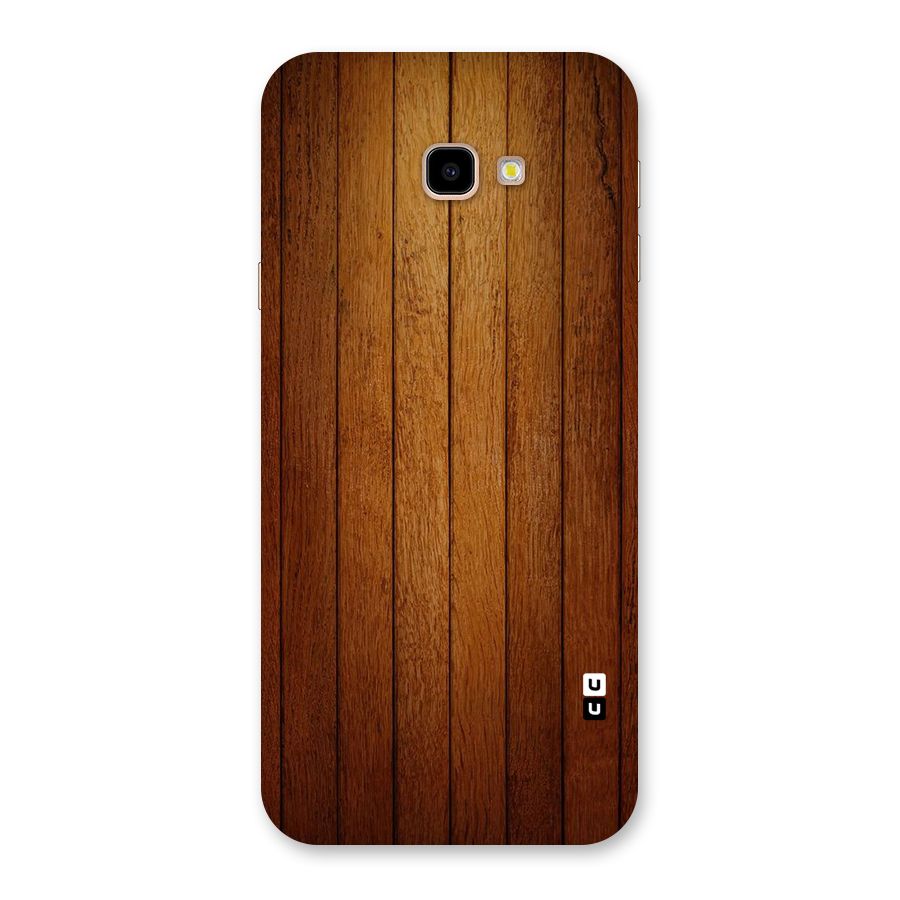 Proper Brown Wood Back Case for Galaxy J4 Plus