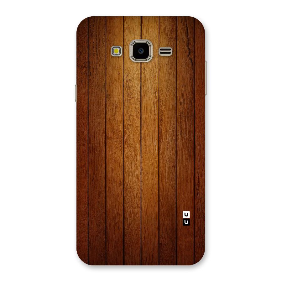 Proper Brown Wood Back Case for Galaxy J7 Nxt