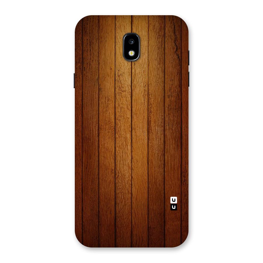 Proper Brown Wood Back Case for Galaxy J7 Pro