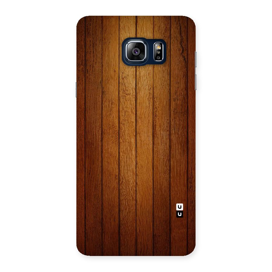 Proper Brown Wood Back Case for Galaxy Note 5