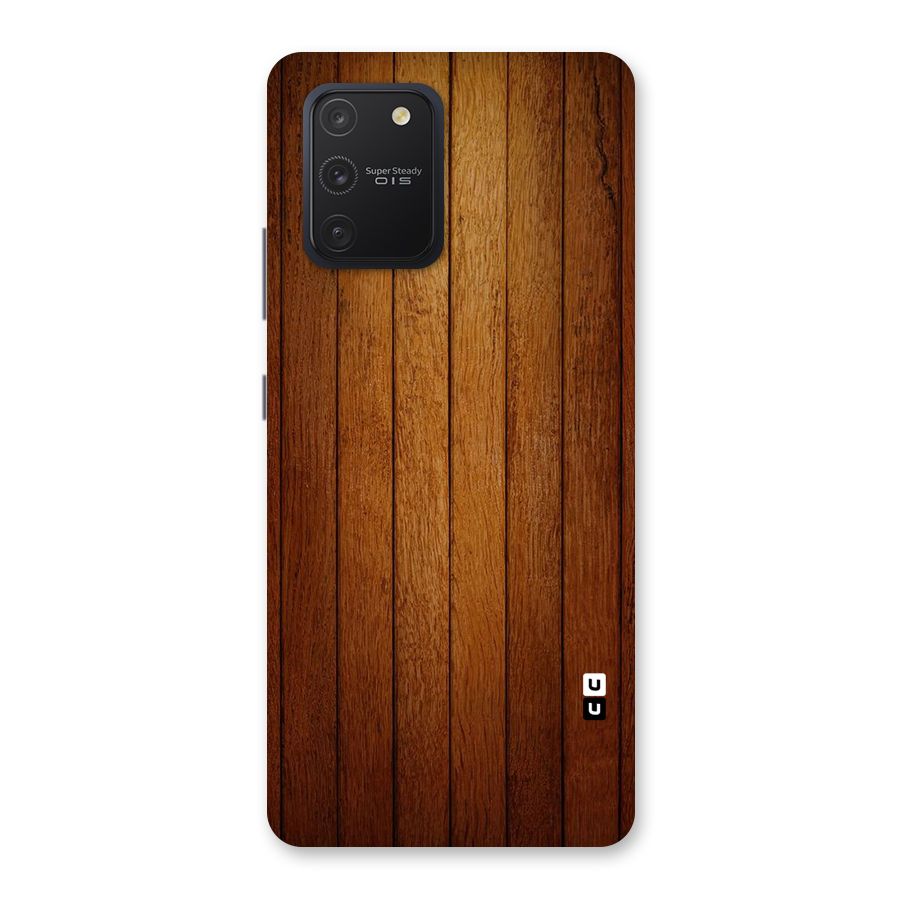 Proper Brown Wood Back Case for Galaxy S10 Lite