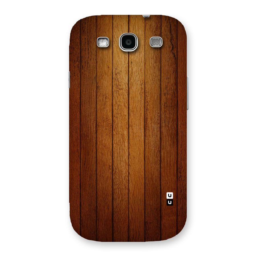 Proper Brown Wood Back Case for Galaxy S3
