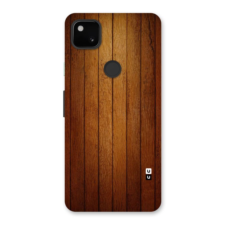 Proper Brown Wood Back Case for Google Pixel 4a